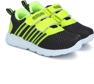 

Miss & Chief Boys & Girls Velcro Dancing Shoes(Black, Black/ green