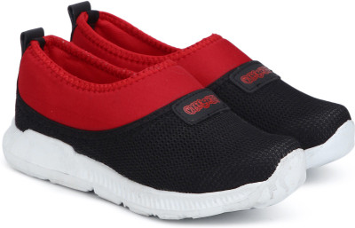 

Miss & Chief Boys & Girls Velcro Dancing Shoes(Black, Black/red