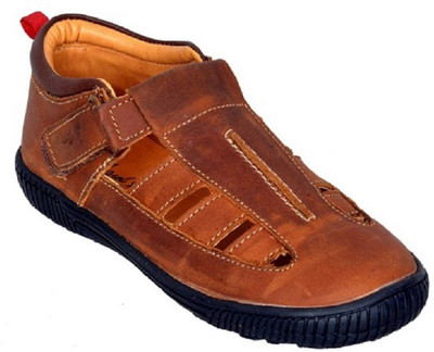 

Mardi Gras Boys & Girls Velcro Sneakers(Brown, Tan