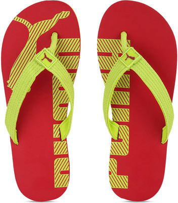 

Puma Boys & Girls Slip On Slipper Flip Flop(Multicolor, Toreador limepunch