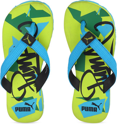 

Puma Boys & Girls Slip On Slipper Flip Flop(Multicolor, Green