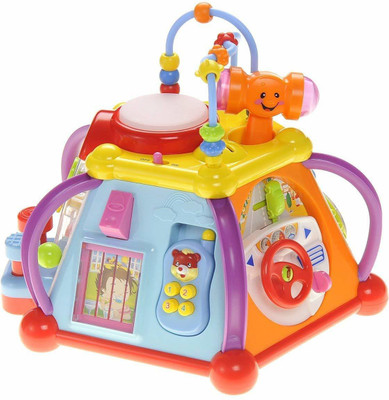 

IndusBay Intellectual MultiFunctional Learning Activity Play centre Set with Toy hammer, Drum, Phone Learning Musical Toy(Multicolor)