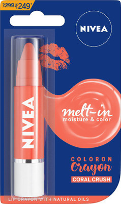 

Nivea Coloron Lip Crayon Crush Coral(Pack of: 1, 3 g)