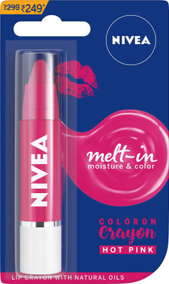 

Nivea Coloron Lip Crayon Hot Pink(Pack of: 1, 3 g)