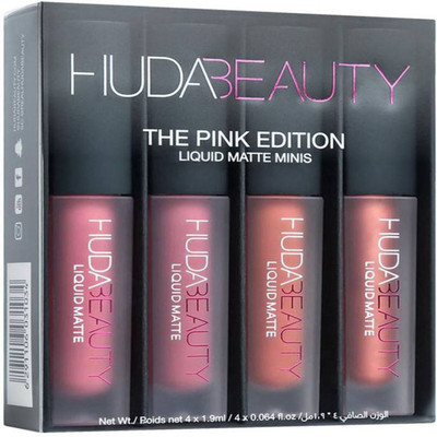 

Huda Beauty The Red and pink combo Edition Liquid matte Minis(pink, red)