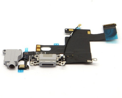 Shockware USB Charging Port Black iPhone 6 Charging Connector Flex cable