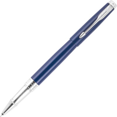 PARKER Aster Matte Blue Chrome Trim Roller Ball Pen(Blue)