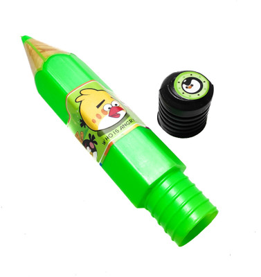 

Feel Alive Angry Birds Angry Birds Art Plastic Pencil Box(Set of 1, Green)
