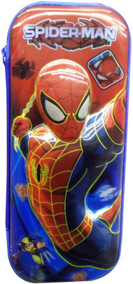 

Priyankish 7D Pencil box pouch 7D pencil box pouch with Spiderman embossed Art Plastic Pencil Box(Set of 1, Blue)
