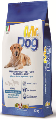 

all4pets All4pets Mr Dog All Breeds Adult with Chicken & Rice 10kg Chicken 10 kg Dry Dog Food