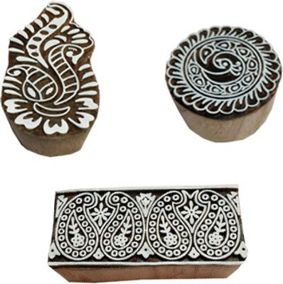 skart wooden printing blocks134 Printing Blocks(Pack of 3)