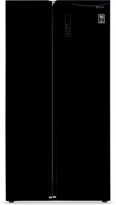 

Koryo 584 L Frost Free Side by Side Refrigerator(Black, KSBS605BKINV)