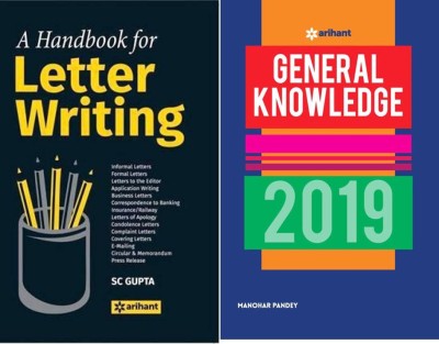 Combo Set Of A Handbook For Letter Writing By Arihant + General Knowledge 2019(Paperback, SC GUPTA, ARIHANT EXPERTS)