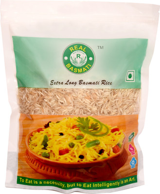 

Real Basmati , 1121 Resort (Pack of 4) Basmati Rice (Long Grain, Steam)(4 kg)