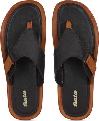 Bata Men Black Flats