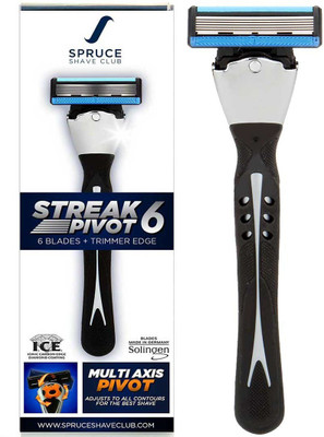 

Spruce Shave Club 6 Blade Shaving Razor For Men - Made in Germany