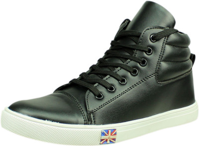 

BJOS Canvas Shoes, Boot, Casual Sneakers For Men(Black