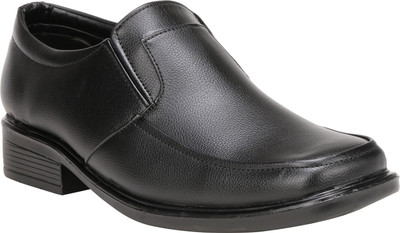 

Wenzel Big Size Formal Leather Shoes Slip On For Men(Black