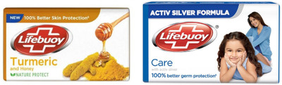 

Lifebuoy Turmeric and Care Soap 1.250kg (PACK of 2) 625g(1250 g, Pack of 2)