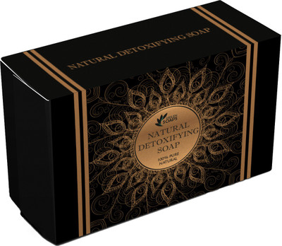 

Heilen Biopharm Detoxifying Handmade Soap 1 Bar - Activated Charcoal, Green Tea with Milk & Honey(1 g)