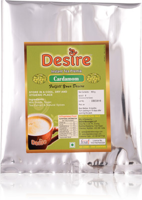 

Desire Cardamom instant premix tea for manual and vending machine usage Cardamom Tea Pouch(500 g)