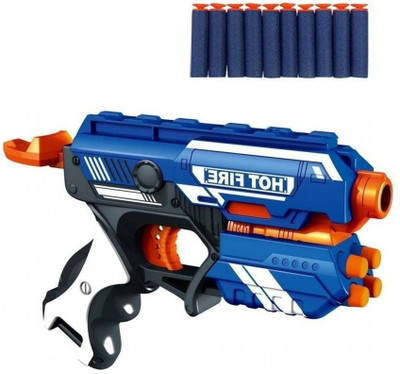 

MobiNok Blaze Storm Manual Soft Dart Gun (Multicolor)(Blue)