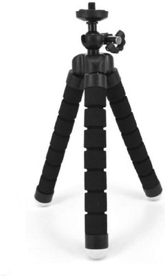

THEFAIT Mobile Tripod Fully Flexible Stand Gorilla Tripod 10" - DSLR holder Octopus Stand/Camra Holder Gorillapod Tripod Tripod, Tripod Kit(Black, Supports Up to 600 g)