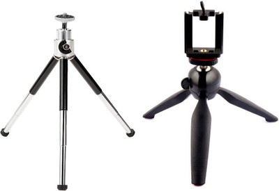 

BLENDIA adjustable mini mobile phone camera stand & 228- PHONE SINGLE PORTABLE STAND Tripod(Black, Supports Up to 700 g)