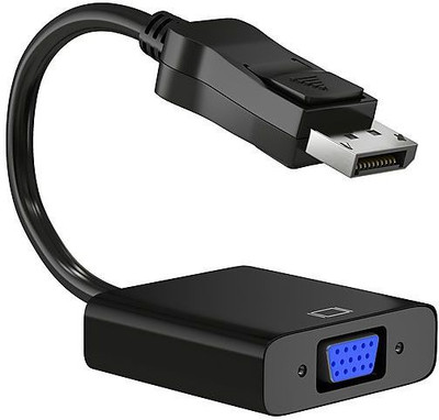 

OCITS TV-out Cable DisplayPort DP To VGA Adapter Cable Adapter(Black&White, For Computer, 0.25 m)
