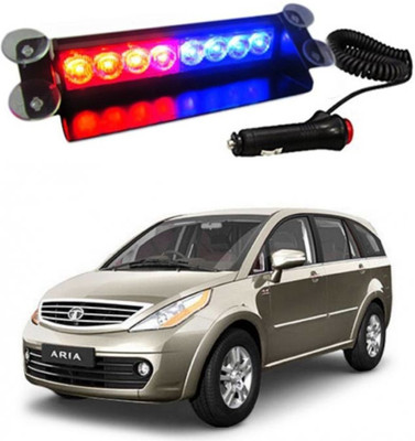 BRPEARl 8 LED Police Car Flashing Lights for - Interior Light Car LED for Tata (12 V, 35 W)(Aria, Pack of 1)
