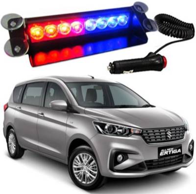 RWT  8 LED Police Car Flashing Lights for Maruti Ertiga Interior Light Car LED for Maruti Suzuki (12 V, 35 W)
