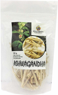 

Jioo Organics 100% Natural Premium Ashwgandha Roots,100g(100 g)