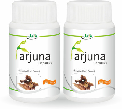 

Jain Arjuna Capsules - 60 Count (Pack of 2)(120 No)
