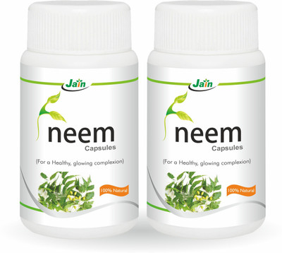 

Jain Neem Capsules - 60 Count (Pack of 2)(120 No)