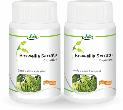 

Jain Boswellia Capsules - 60 Count (Pack of 2)(120 No)