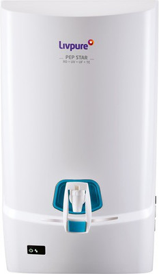 

Livpure Pep Stars RO Water Purifier 7 L RO + UV + UF + TDS Water Purifier(White)
