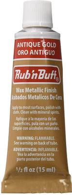 

AMACO Rub 'n Buff Wax Metallic Finish, Antique Gold, 0.5-Fluid Ounce