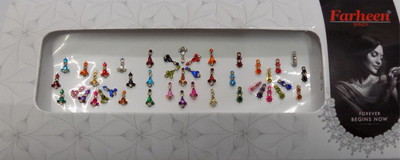 

Farheen FRN COMPUTER BINDI 4 FORHEAD Multicolor Bindis(INDIAN FANCY BINDI)