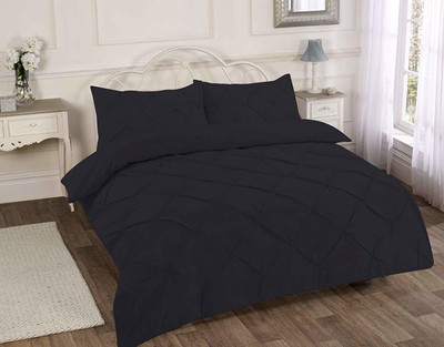 AVI Solid Single Comforter for  Mild Winter(Polyester, Black)