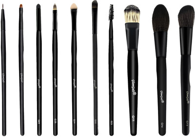 

GlamGals Professional Makeup Brush Set Pack of 10(Pack of 10)
