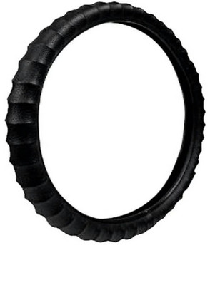 SPEEDZZ Steering Cover For Hyundai Elite i20(Black, Leatherite)