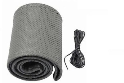 SPEEDZZ Hand Stiched Steering Cover For Maruti Celerio(Black, Leatherite)
