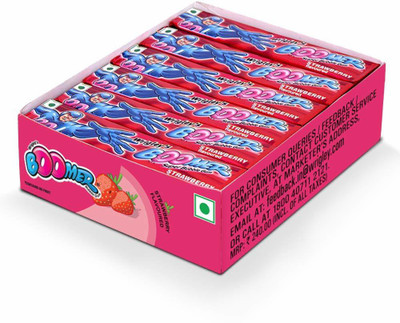 

Wrigley Boomer Multipack, (24 Pieces) Strawberry Flavor Chewing Gum(215 g)