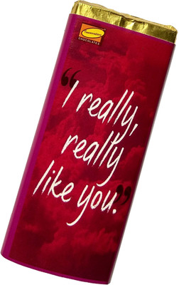 

Innovative Valentine Chocolate with I REALLY REALLY LIKE YOU quote Bars(55 g)