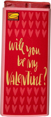 

Innovative Valentine Chocolate with WILL YOU BE MY VALENTINE quote Bars(55 g)