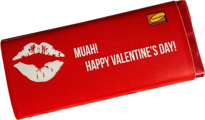 

Innovative Valentine Chocolate with HAPPY VALENTINE quote Bars(55 g)
