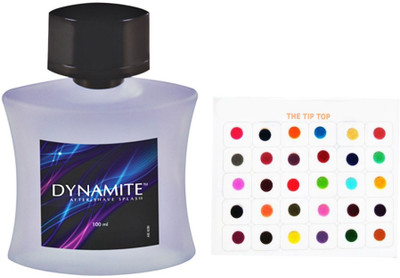 

THE TIP TOP LADY FASHION FANCY BINDI & DYNAMITE AFTER SHAVE SPLASH(Set of 2)
