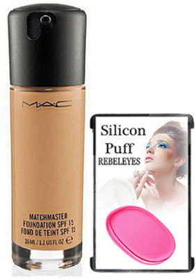 

REBELEYES Silicon Puff & Match Master Foundation(Set of 2)