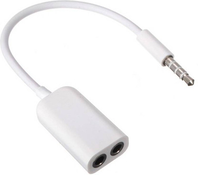 

Prro TV-out Cable 3.5mm Headphone Splitter(White, For Home Theater, 0.2 m)