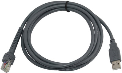 

ANDTRONICS USB Barcode Scanner Cable compatible with Motorola scanners - 1.5M | 4.5FT Network Cable(Computer, Scanners, Grey)